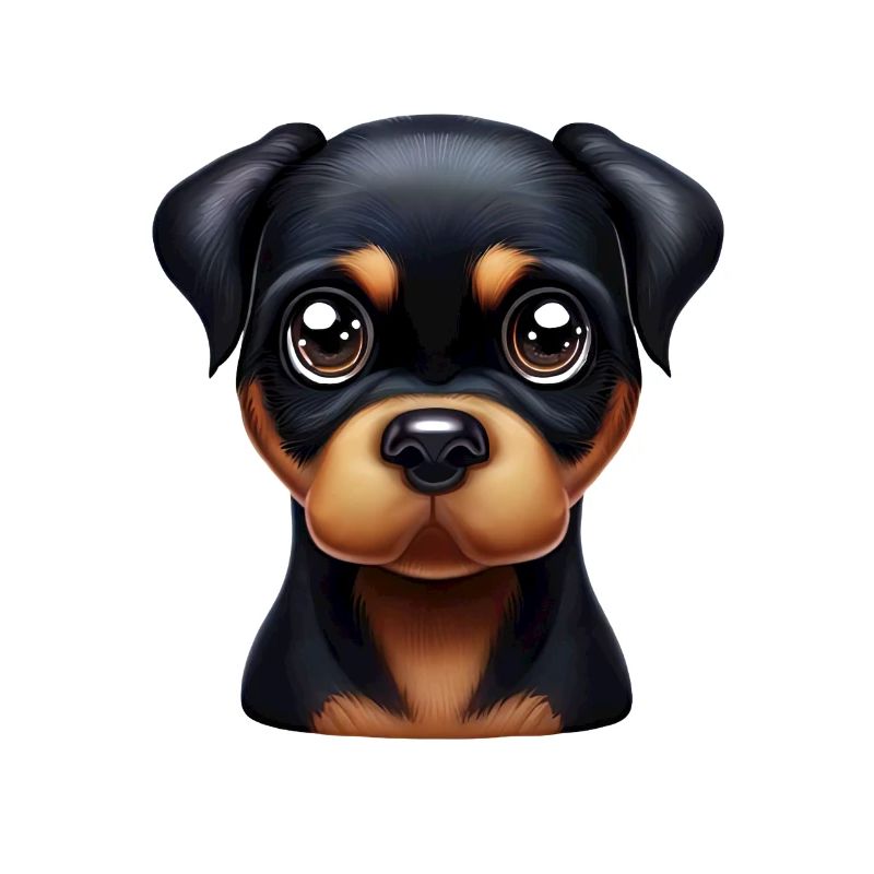 Chiot Rottweiler ludique