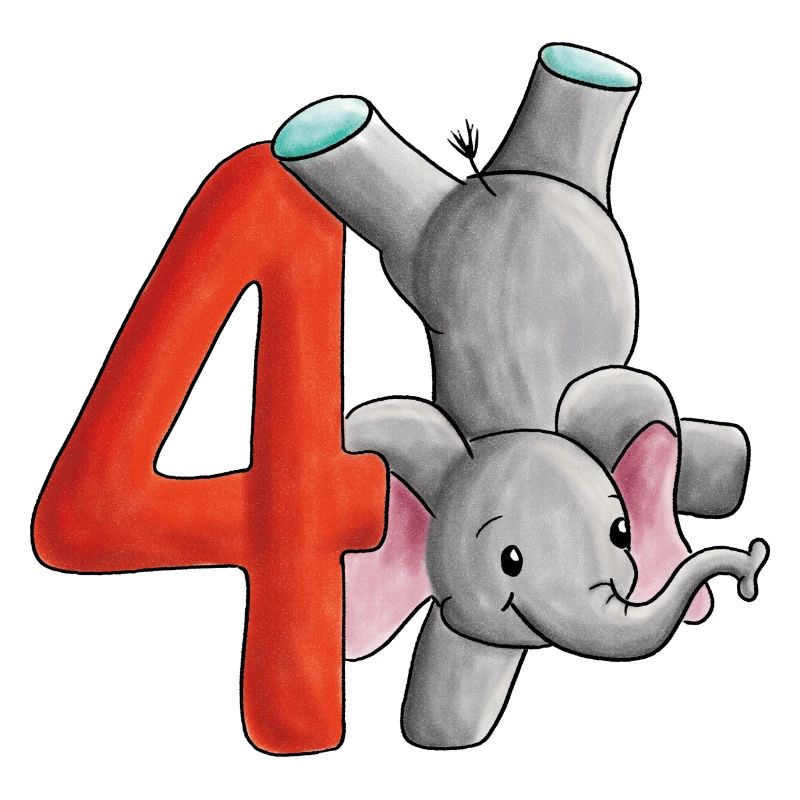 4. Geburtstag Elefant