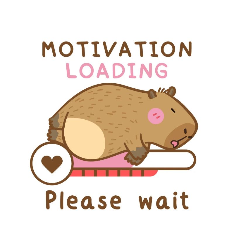 Sleeping capybara: Motivation is loaded