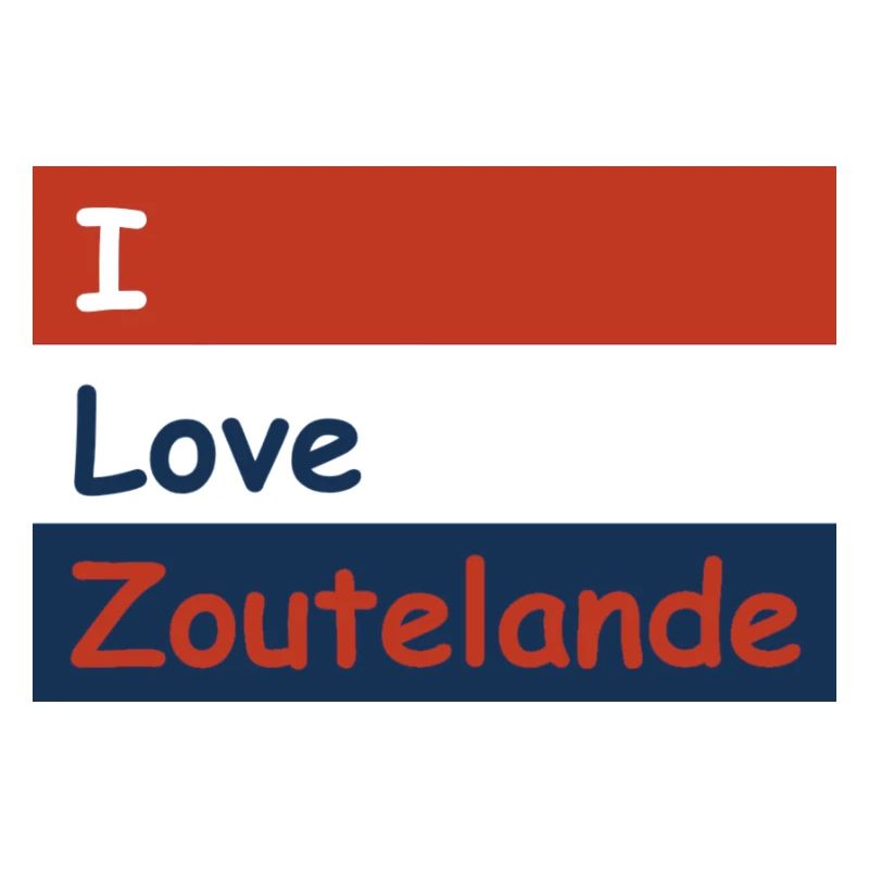 Drapeau J’aime Zoutelande