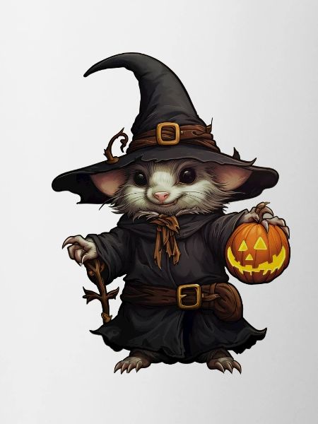 Halloween Mouse Wizard