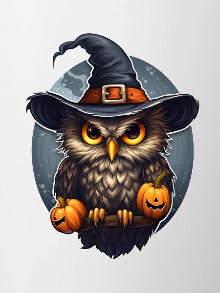 Hibou d’Halloween