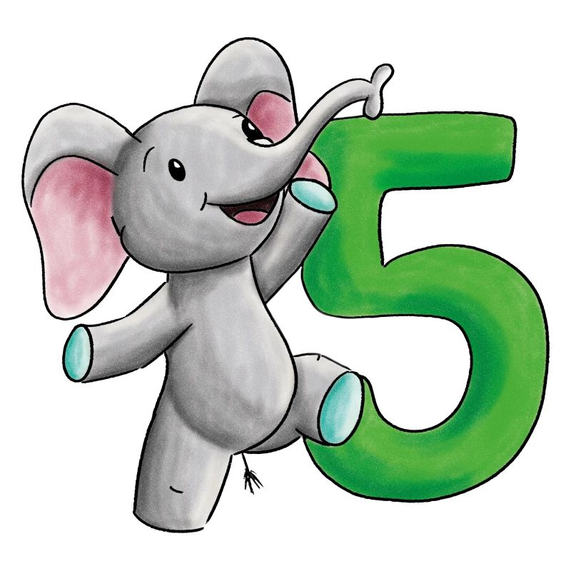 5. Geburtstag Elefant