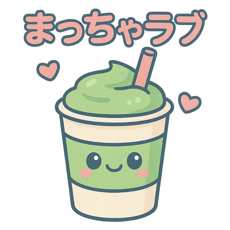 Matcha Love Kawaii Drinking Mug