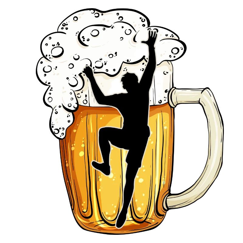boulderer bouldering and beer climbing hall boulder