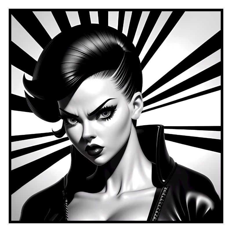 Monochrome Pop Art