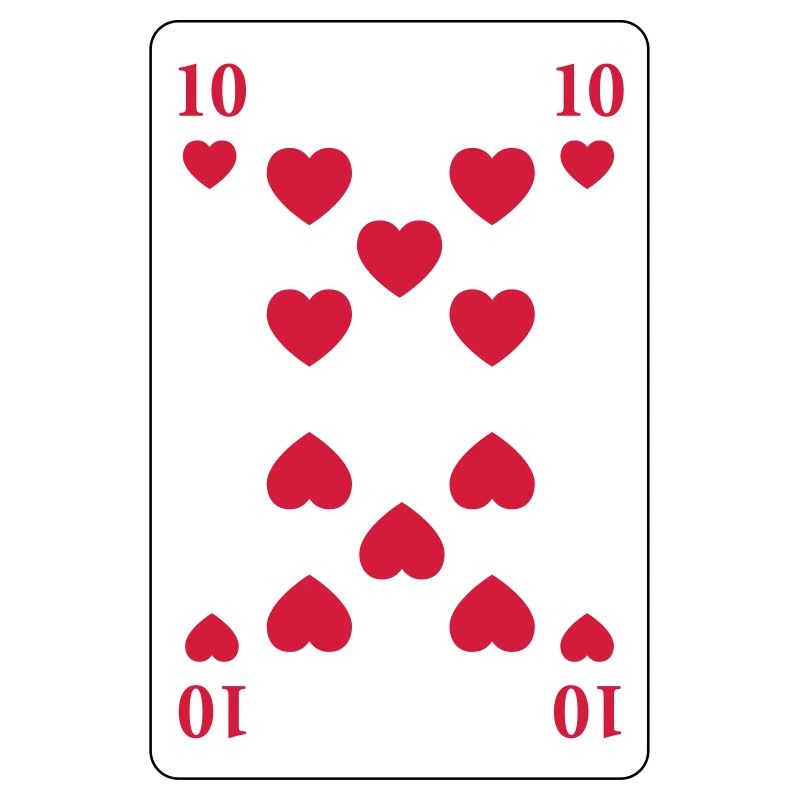 Coeur 10 - dix coeurs