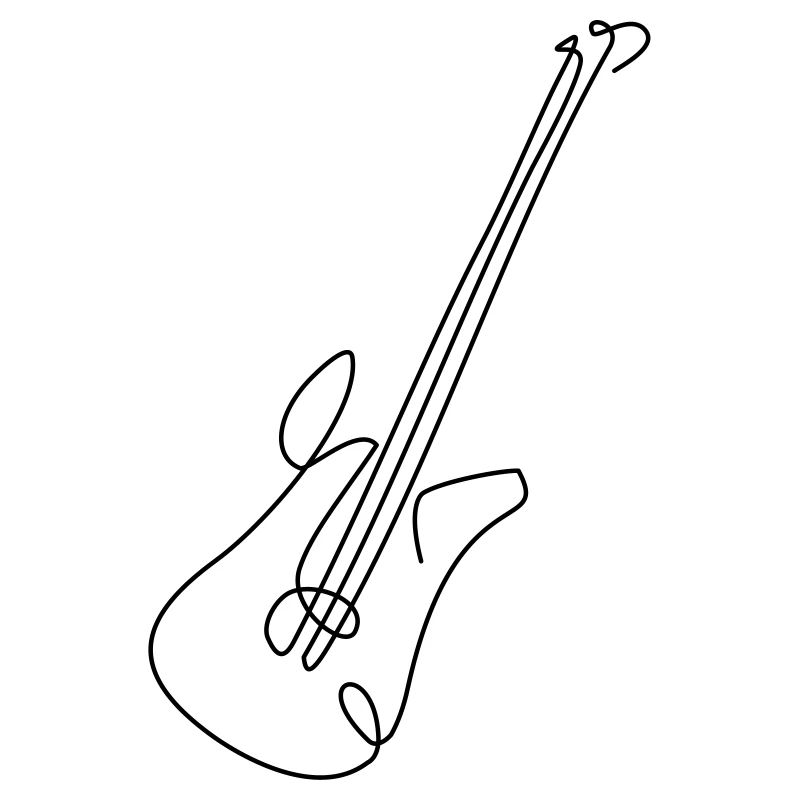 one line guitar