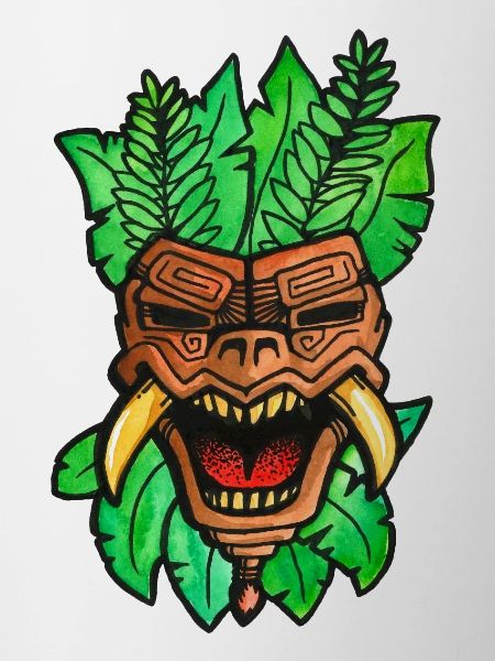 Inca mask