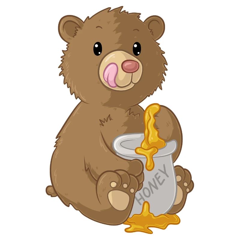 Ours de dessin animé mignon