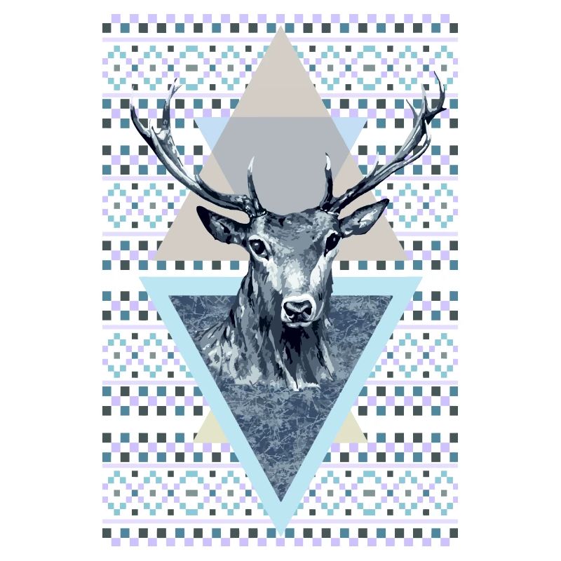 Cerf roi de la forêt