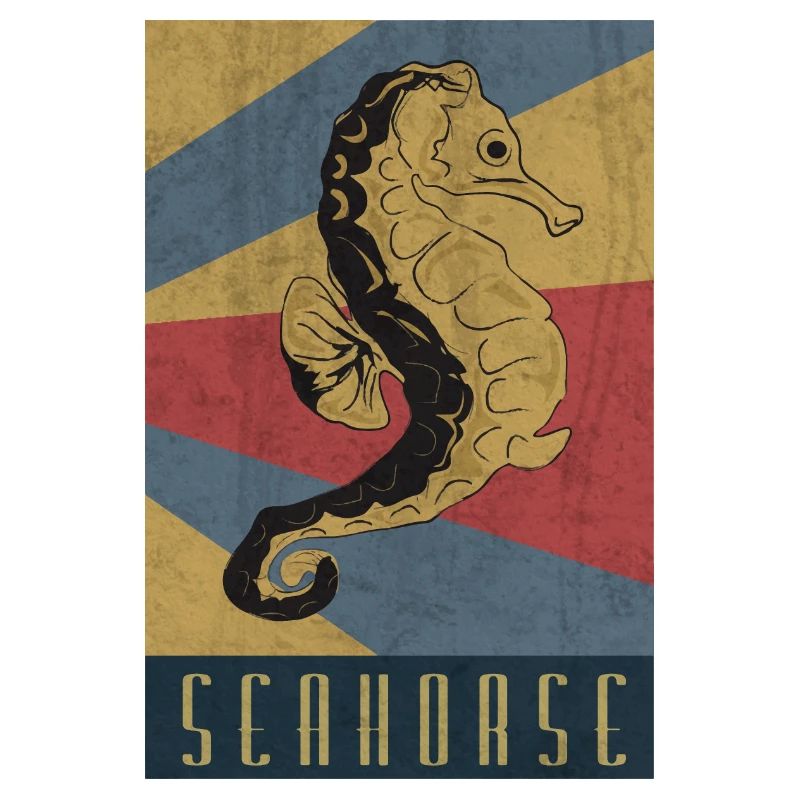 Hippocampe rétro cheval de mer cadeau
