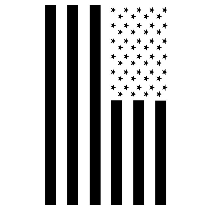 Noirci drapeau américain inspiré
