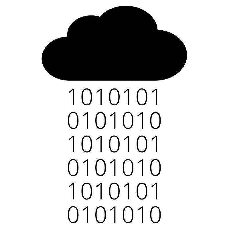 Cloud Data Rain Binary
