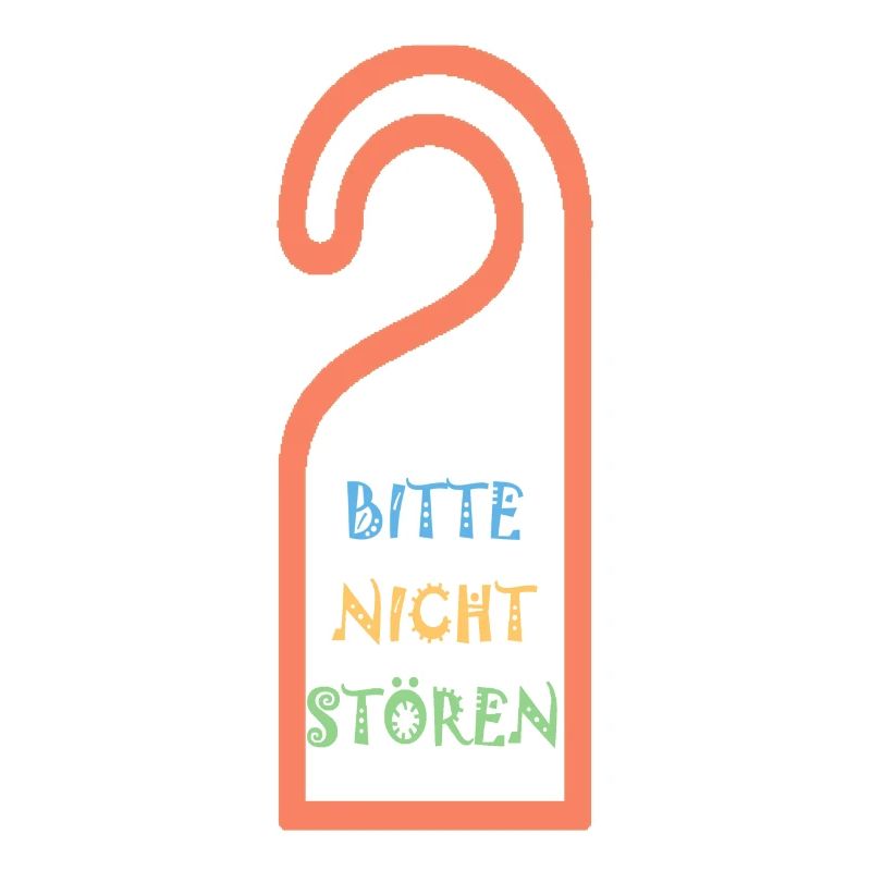 bitte nicht stören schild