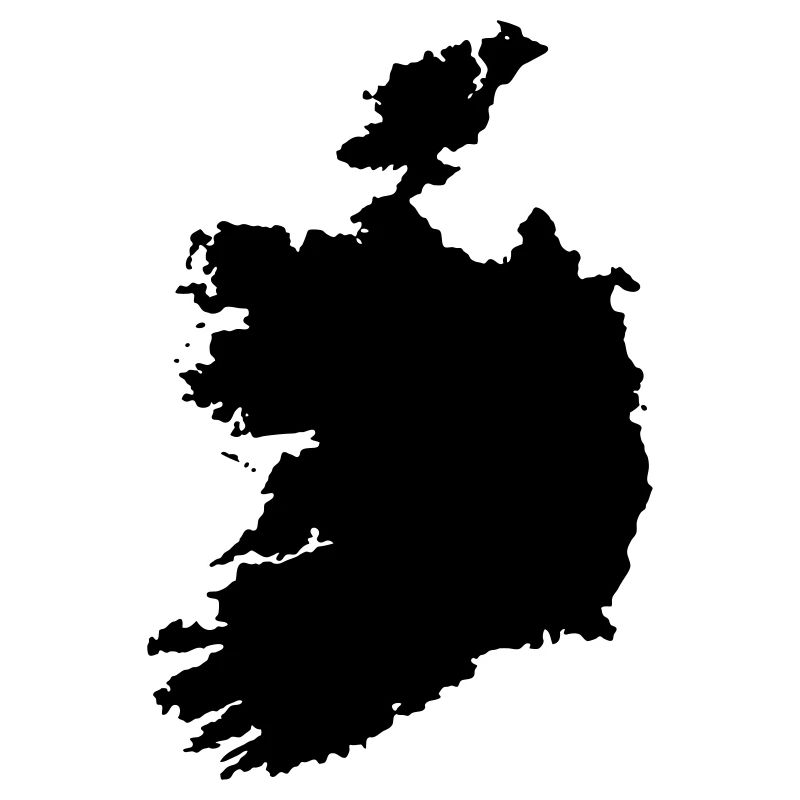 Carte de l'Irlande