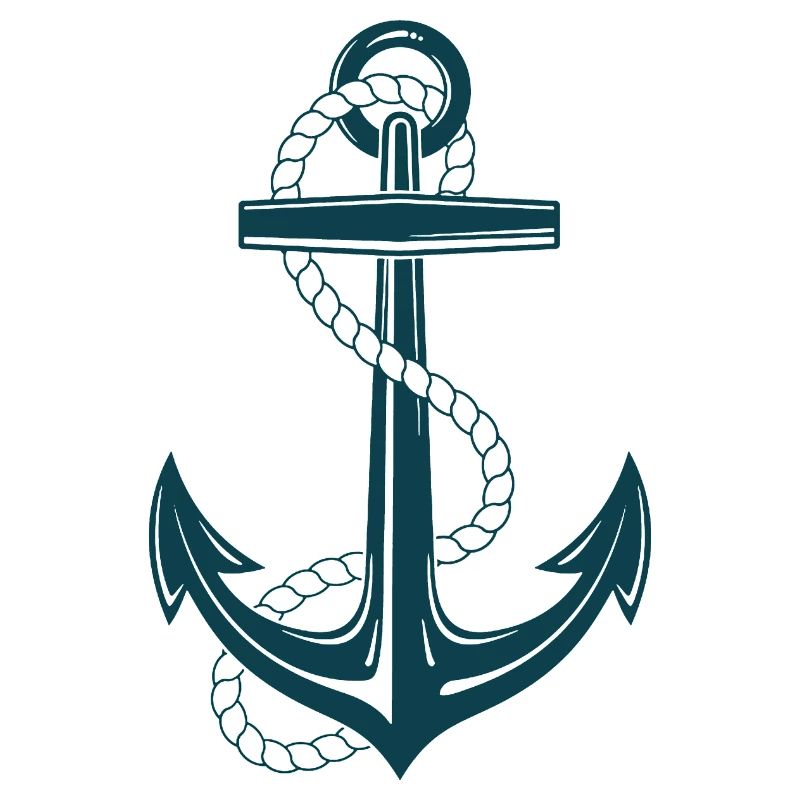Cadeau marin de bateau d'ancre