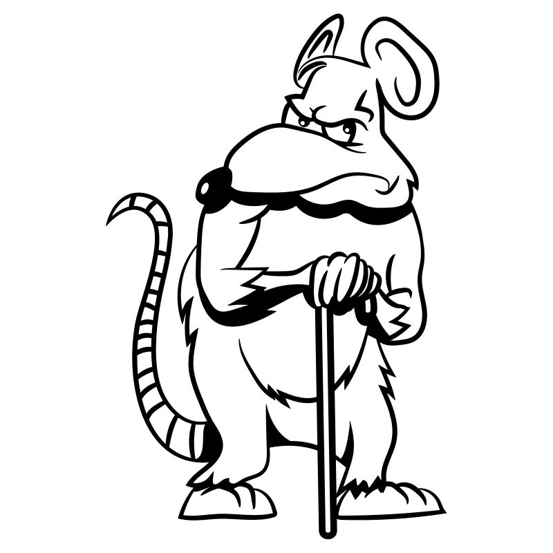 Rat old in a bad mood