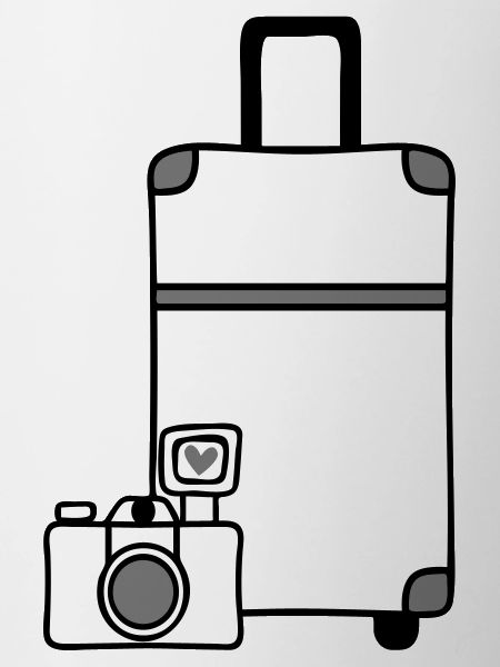 Camera Suitcase Travel Love