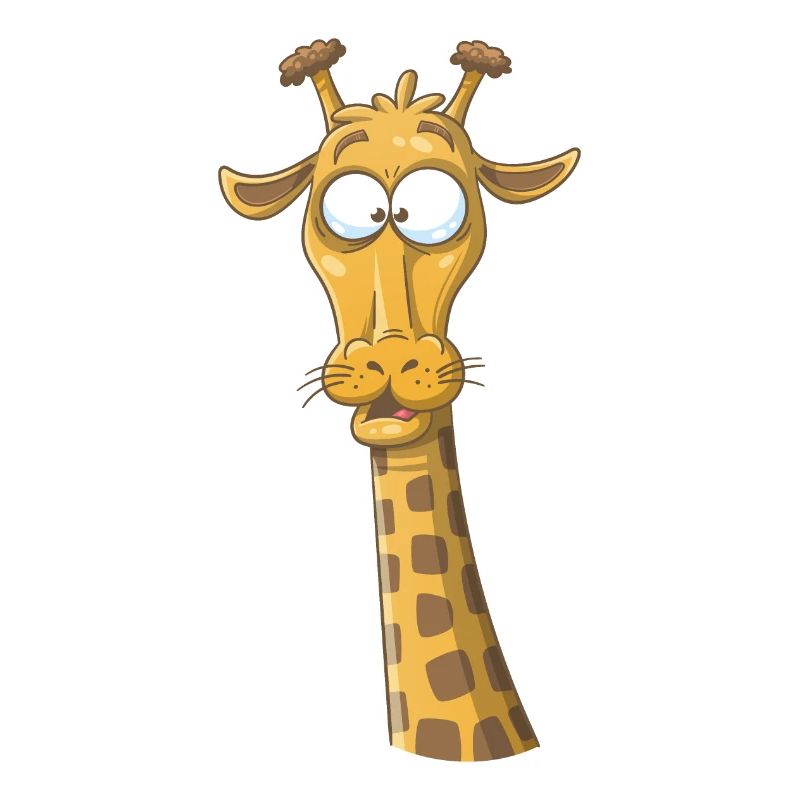 Girafe drôle