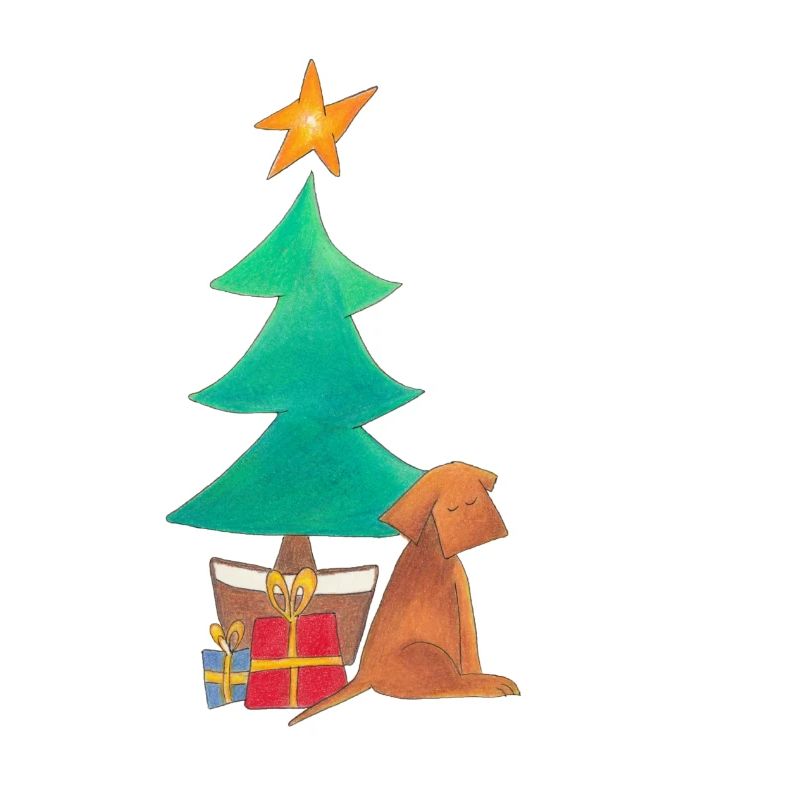 Chien de Noël
