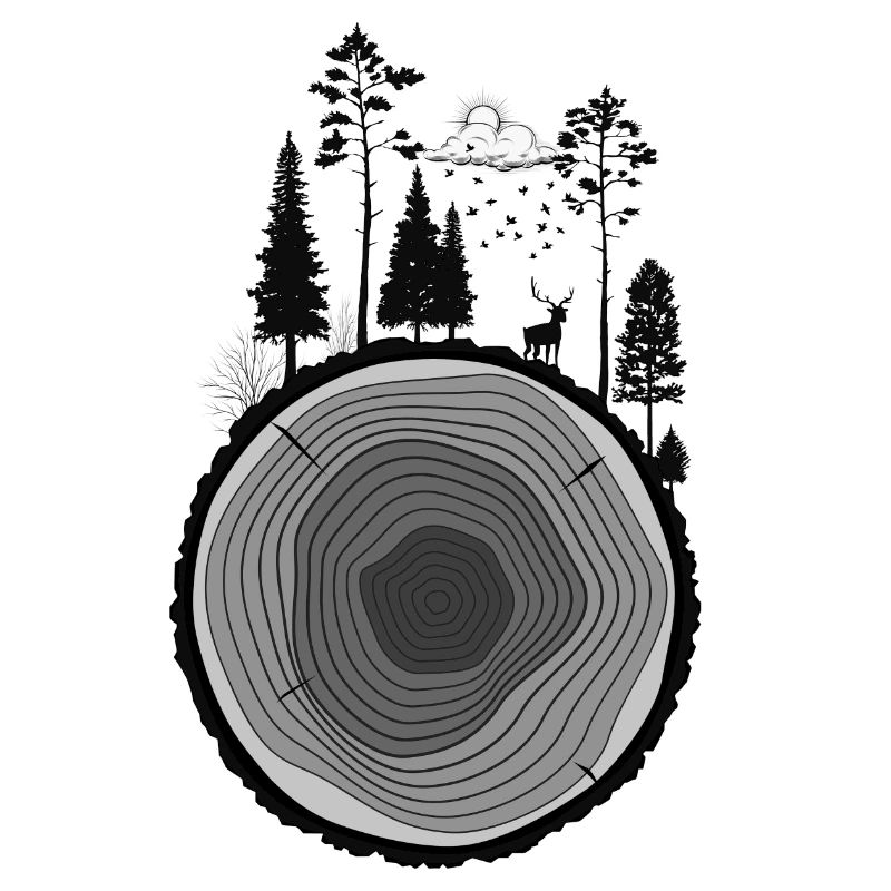 Nature, forêt, arbres