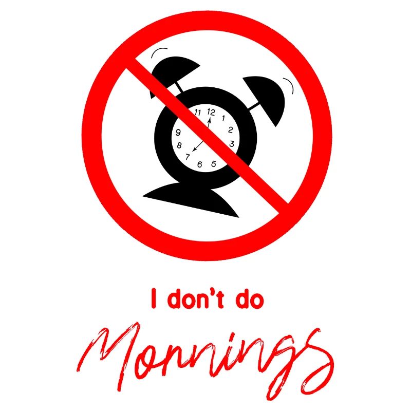 Je ne fais pas le matin