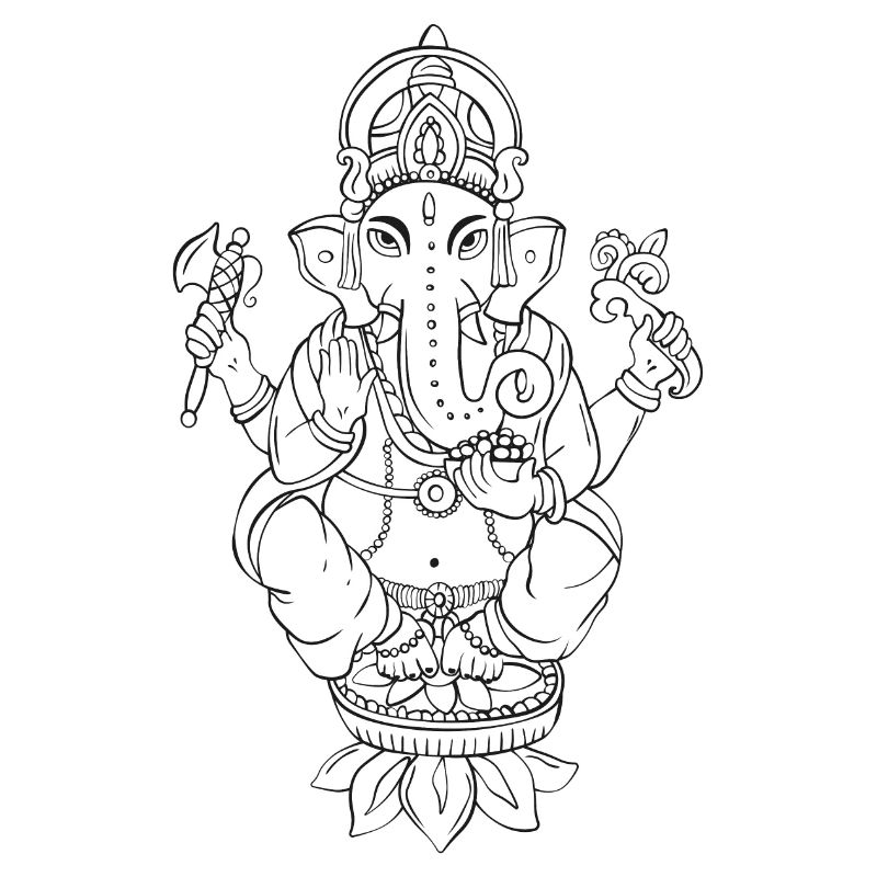 Ganesha (for bright colors)