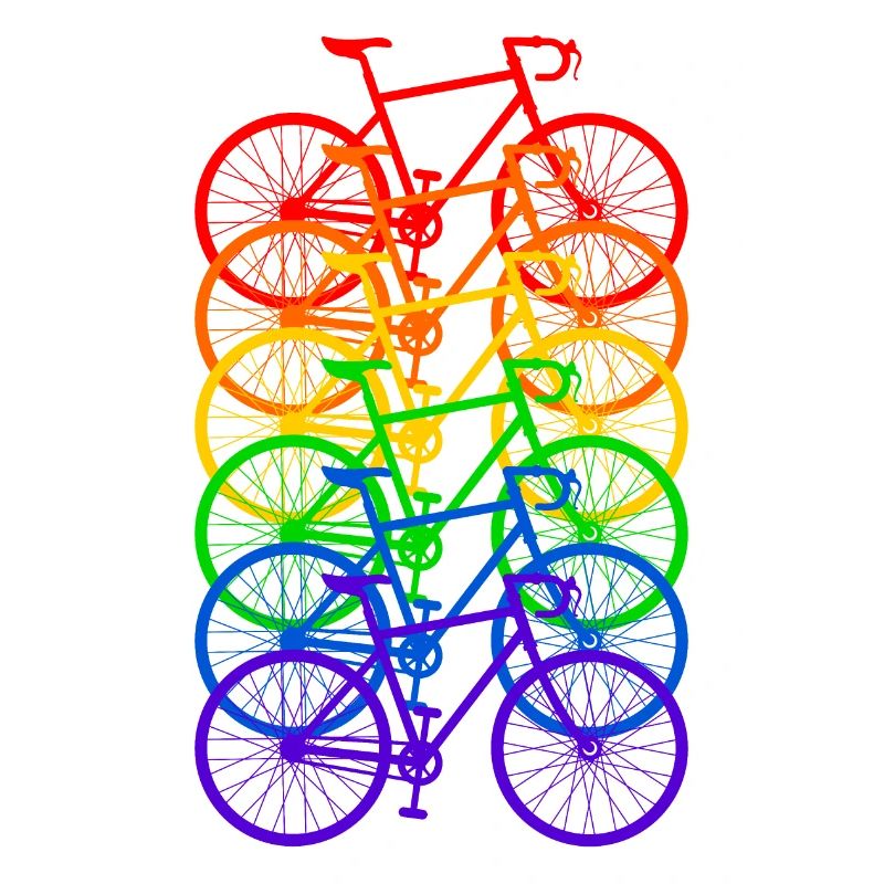 Fahrrad Regenbogen