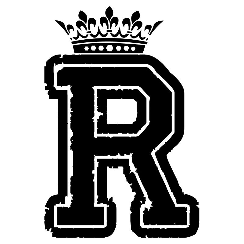 buchstabe R krone