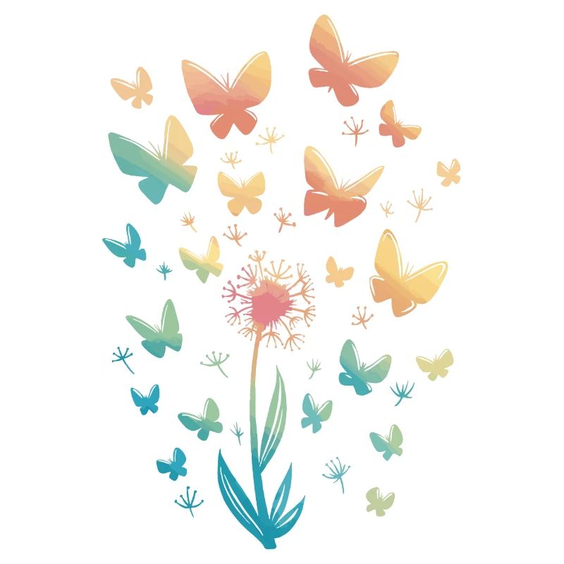 Schmetterlinge Aquarell