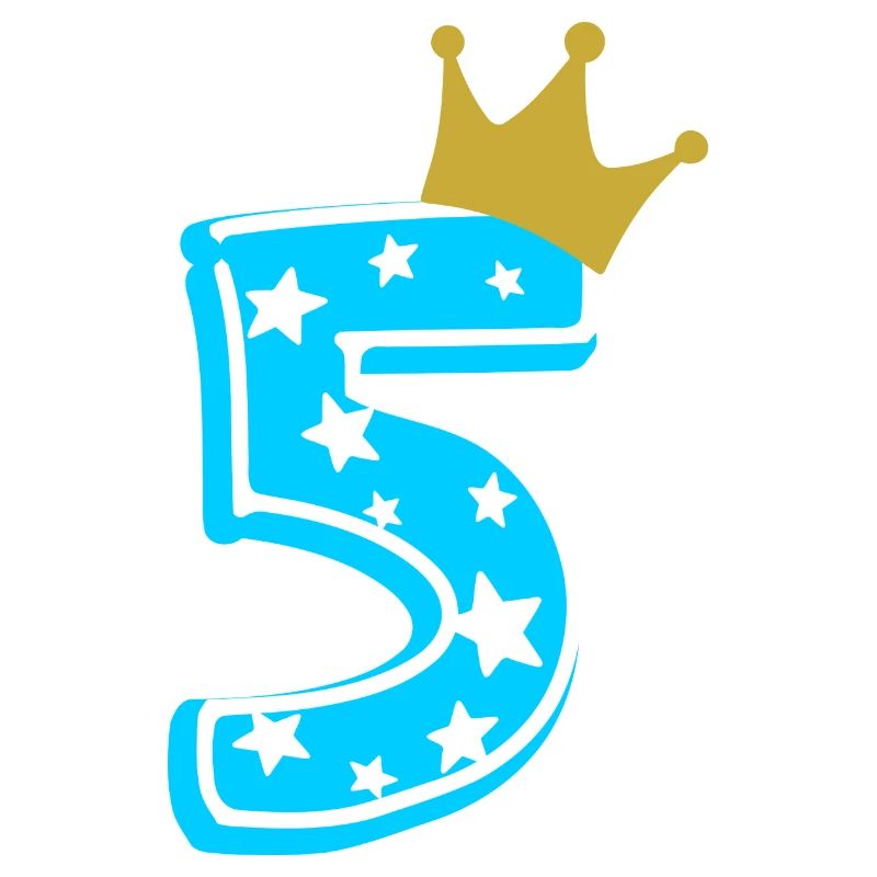 5 Krone 5. Geburtstag 5 Jahre