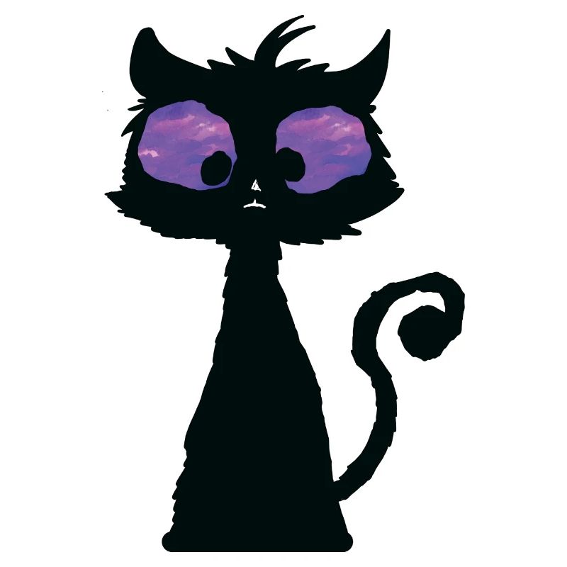 Psychedelic cat