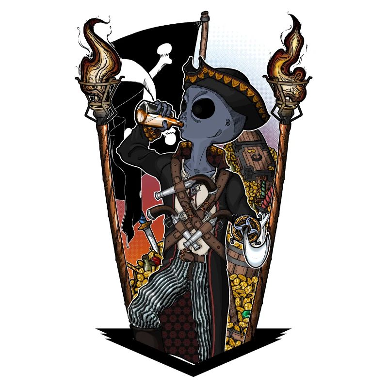 L’extraterrestre Edward Teach - Version couleur