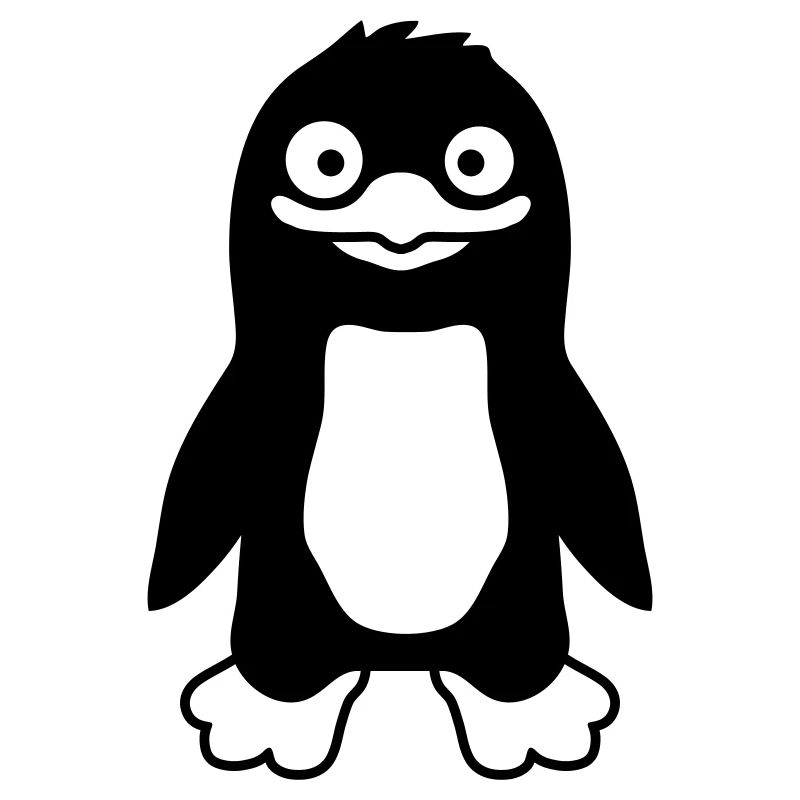 Funny funny penguin grins