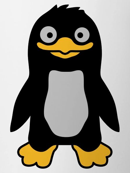 Funny funny penguin grins