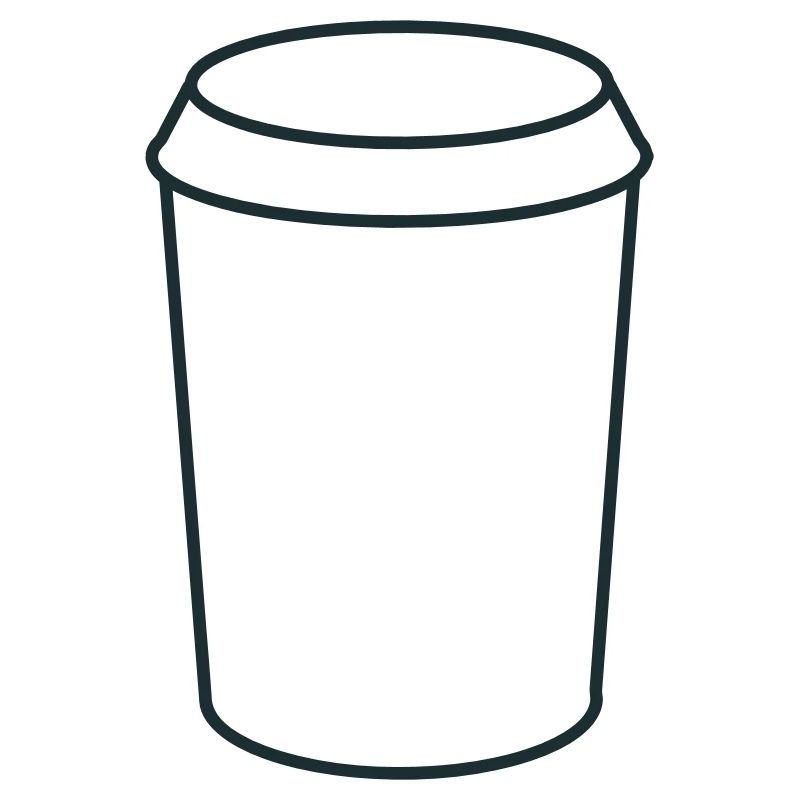 Einfache Kaffeetasse