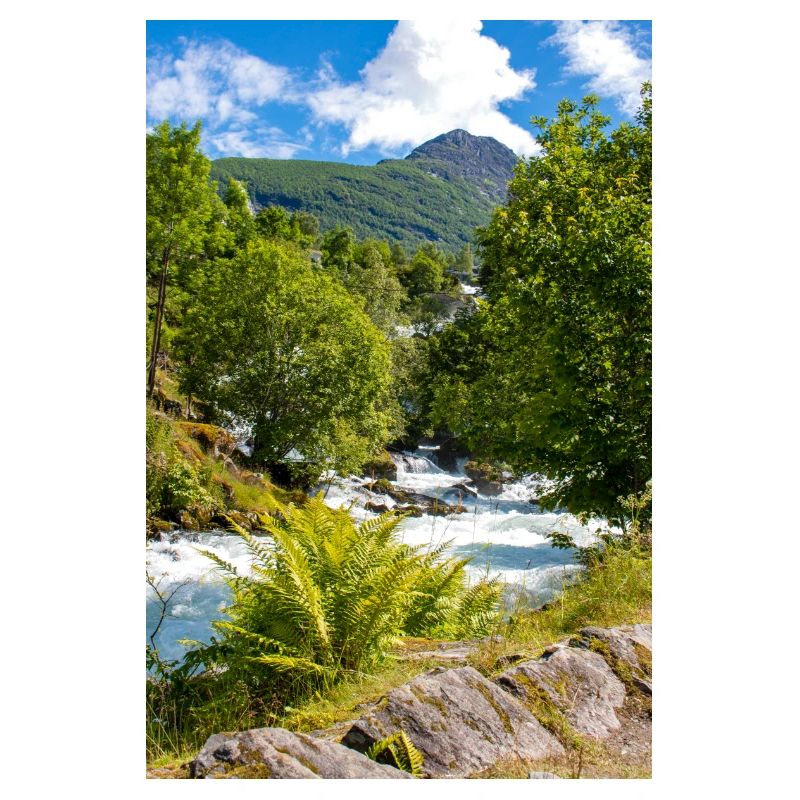 Geiranger panorama Storseterfossen Norway