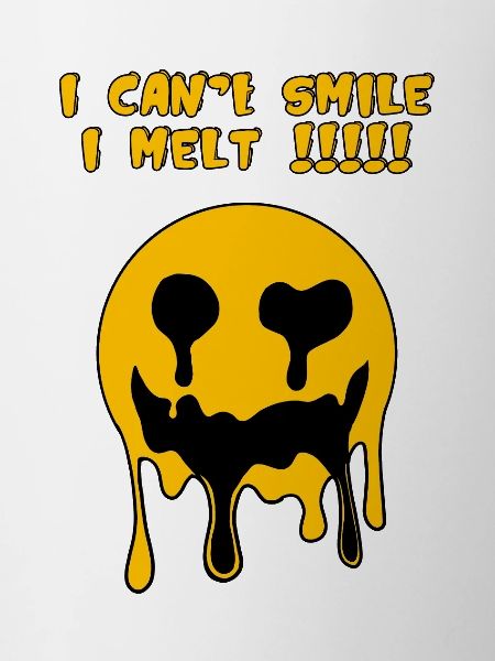 Smiling face that melts