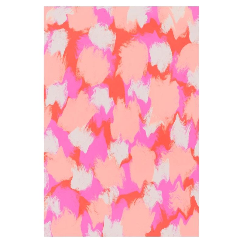 Pink Orange Strokes Pattern