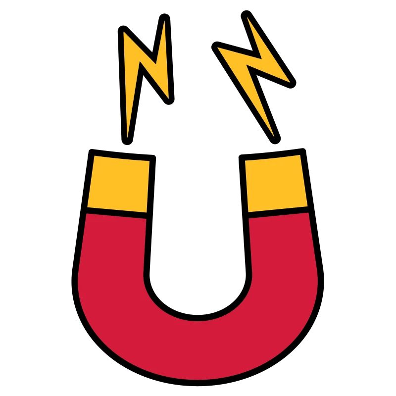 Logo de l’aimant lightning drôle