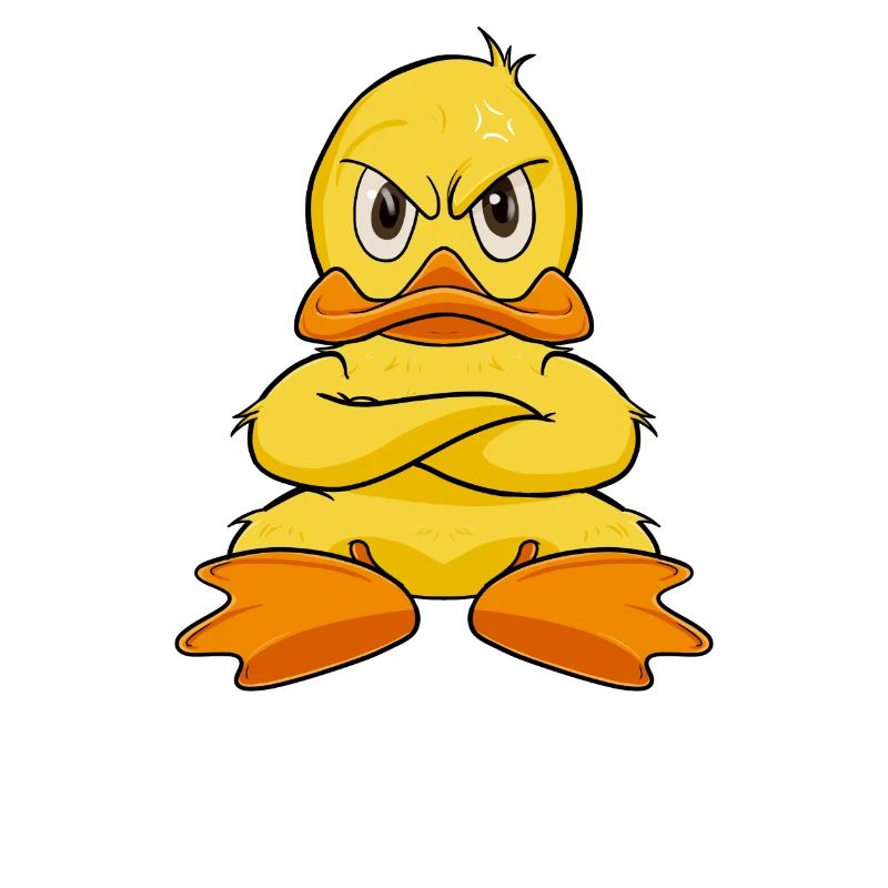 Nope Funny Lazy Duck