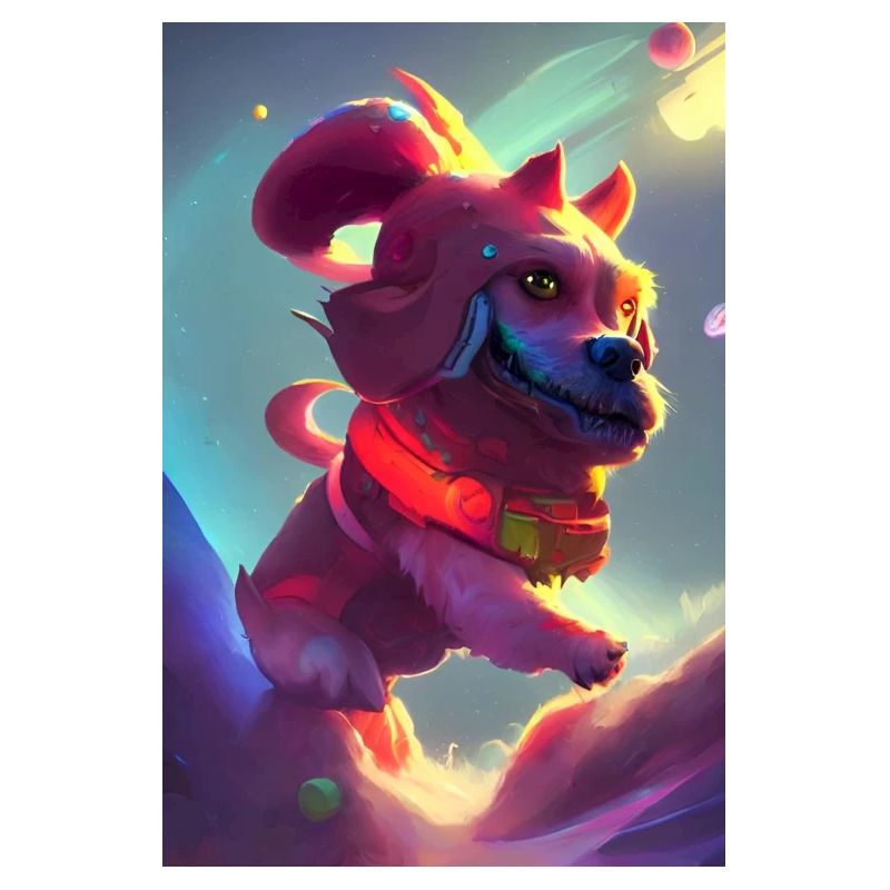 Dog in space