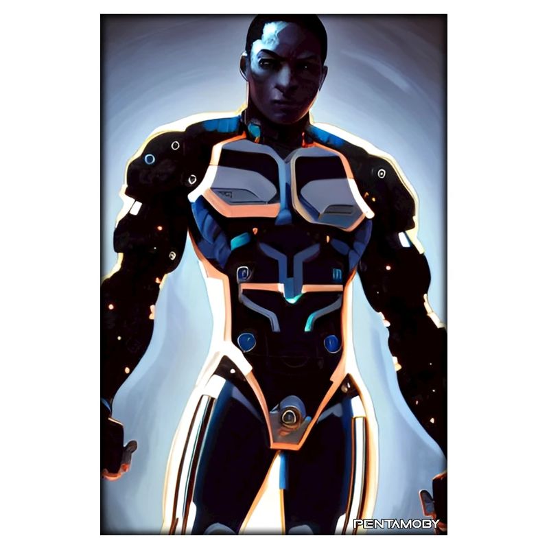 Cyborg Mann Zukunft Sci-Fi Maschine Technik