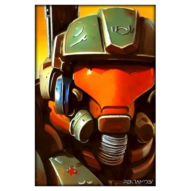 Kampfbot Robot Super Soldier Machine Warrior