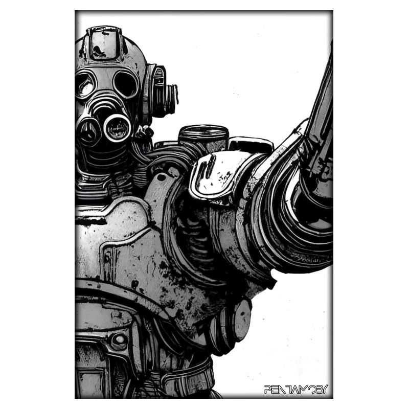 Kampfbot Robot Super Soldat Machine Guerrier
