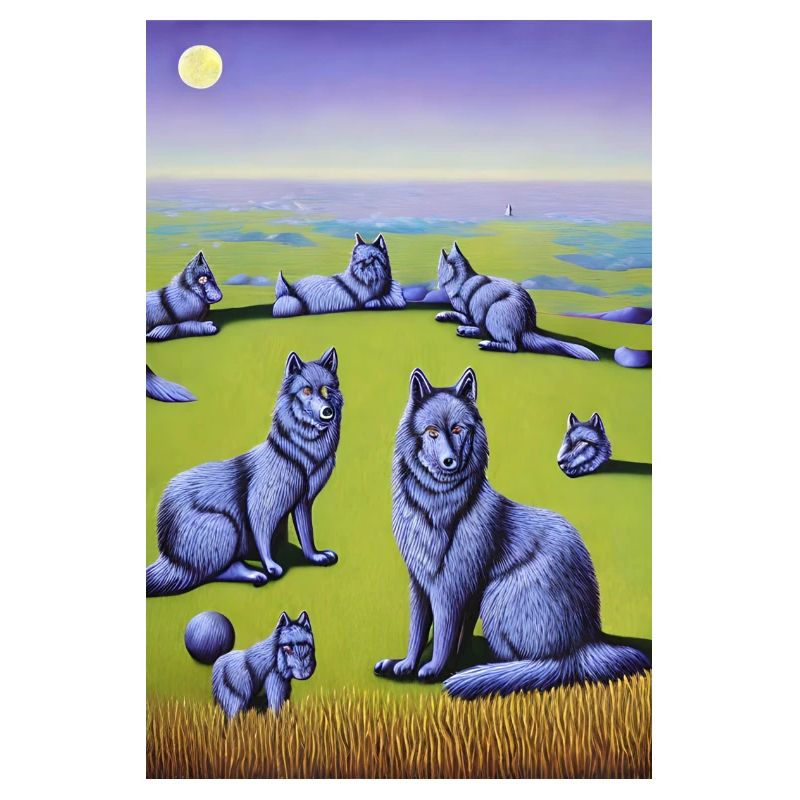 Wolves in a pack