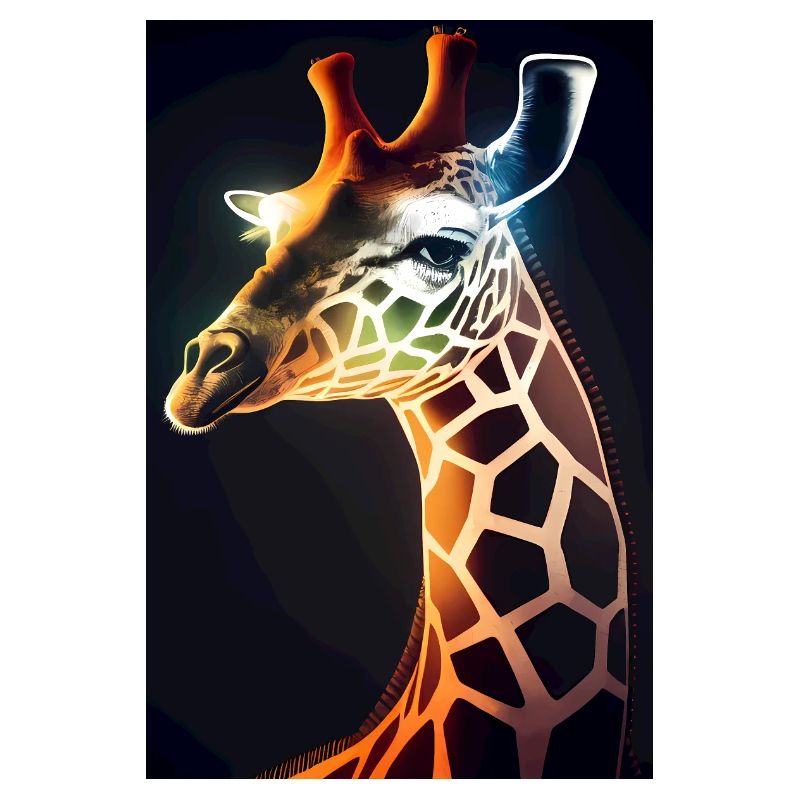 Exotic giraffe