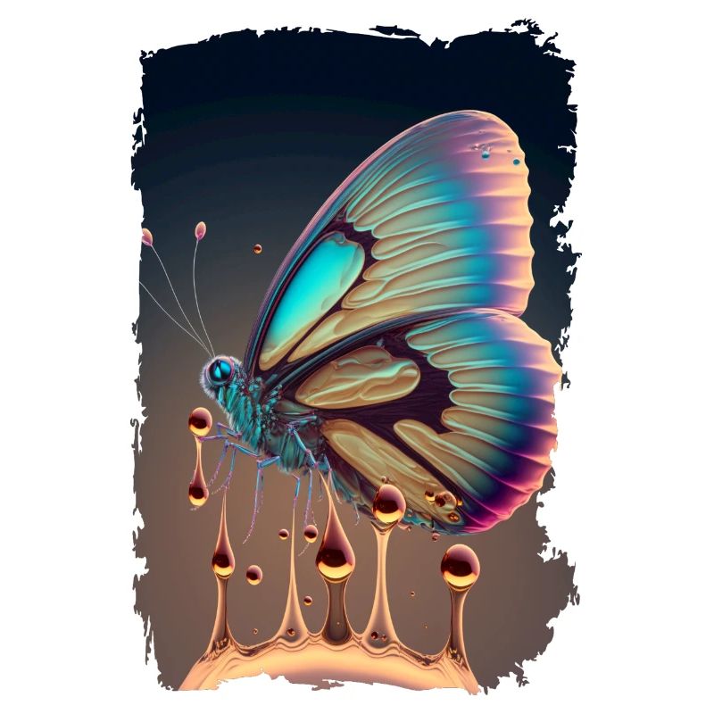 Melting butterfly