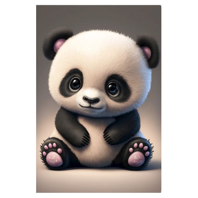 Bébé panda mignon